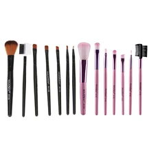7pcs/kits Professional Nylon Makeup Brushes Set Cosmetics Foundation Brush Tools For Face Powder Eye Shadow Eyeliner Lip