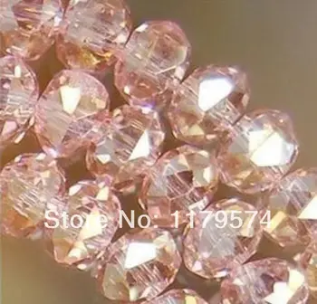 

NEW Thermal free deliver goods wholesale and retail Beautiful 1000PCS 4mm Pink AB Crystal Loose Bead wj545