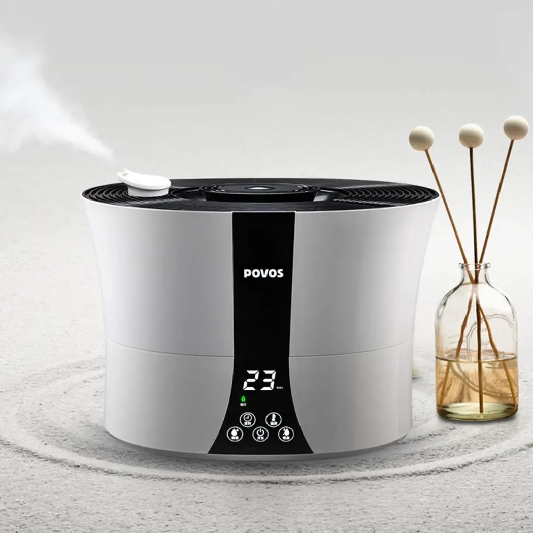 

5.5L Ultrasonic Air Humidifier Aroma Essential Oil Diffuser Adjustable Humidifier Anti-dry Mist Fogger Maker Large For Home