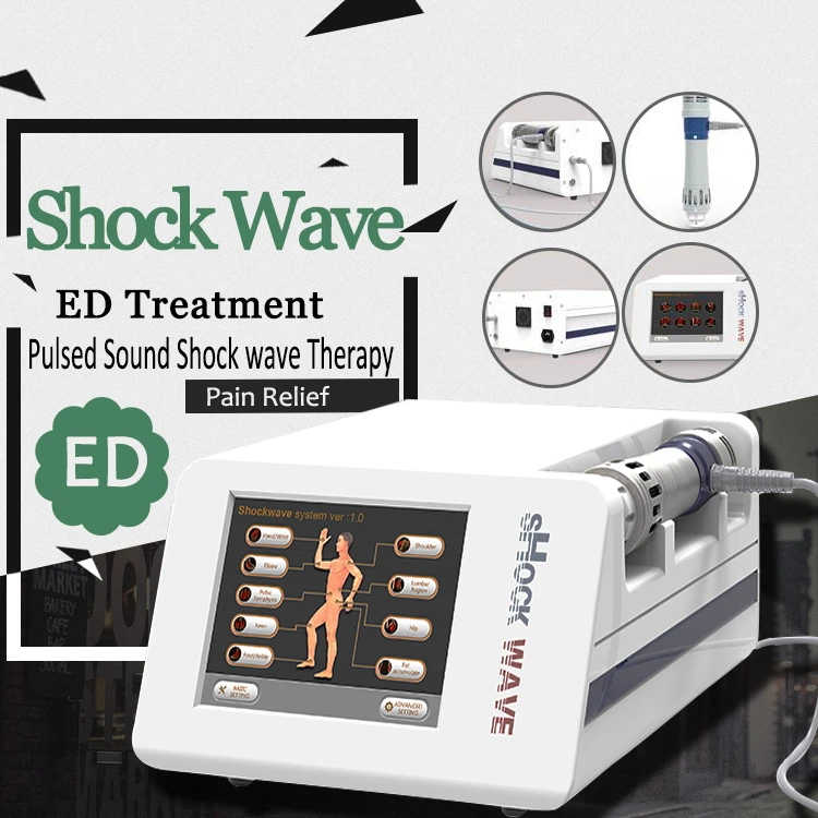 Iow intensity shock sound acoustic wave machine for ED therapy