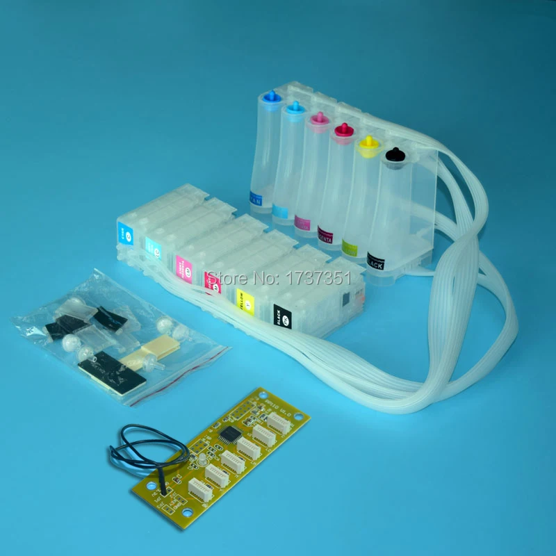 Sistema de Abastecimento em Massa da Tinta de Ciss para Epson Pp-100 com o Decodificador da Microplaqueta para Epson Pp100 Pp50 Pp-50 4 Computador e Escritório