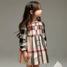 Top quality kids plaid children Girls Blouse shirts kidclothing long sleeve cotton striped children’s shirts 2 4 6 8 10 12 years