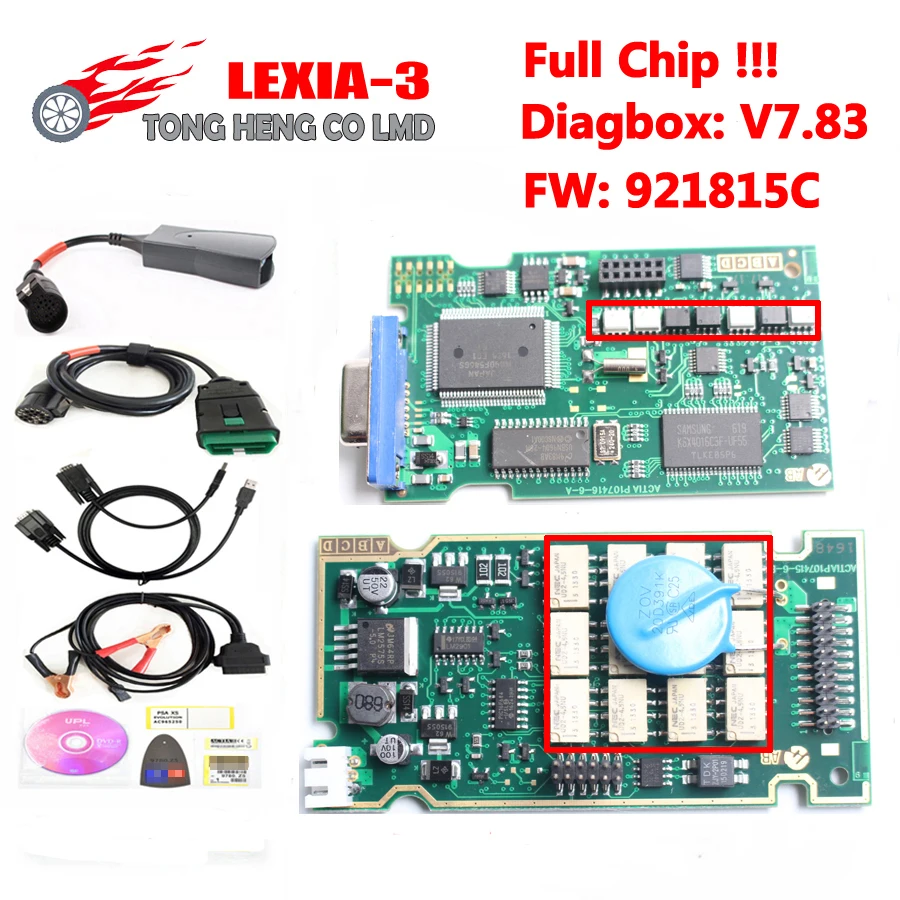 

Hot Selling Lexia3 With Diagbox V7.83 Firmware 921815C with full chip Lexia 3 PP2000 V48/V25 for Cit-roen for Peu-geot Lexia-3