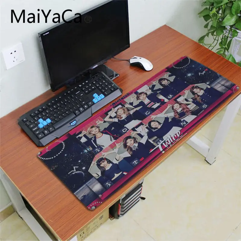 Maiyaca Twice Mina Momo Kpop Комфортный коврик для мыши игровой коврик для мыши xl скоростной коврик для мыши с клавиатурой ноутбук Настольный коврик