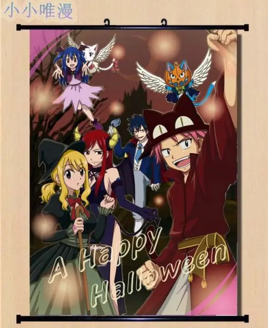 

Anime Poster Fairy Tail Wall Scroll Home Decor 60*90CM M06