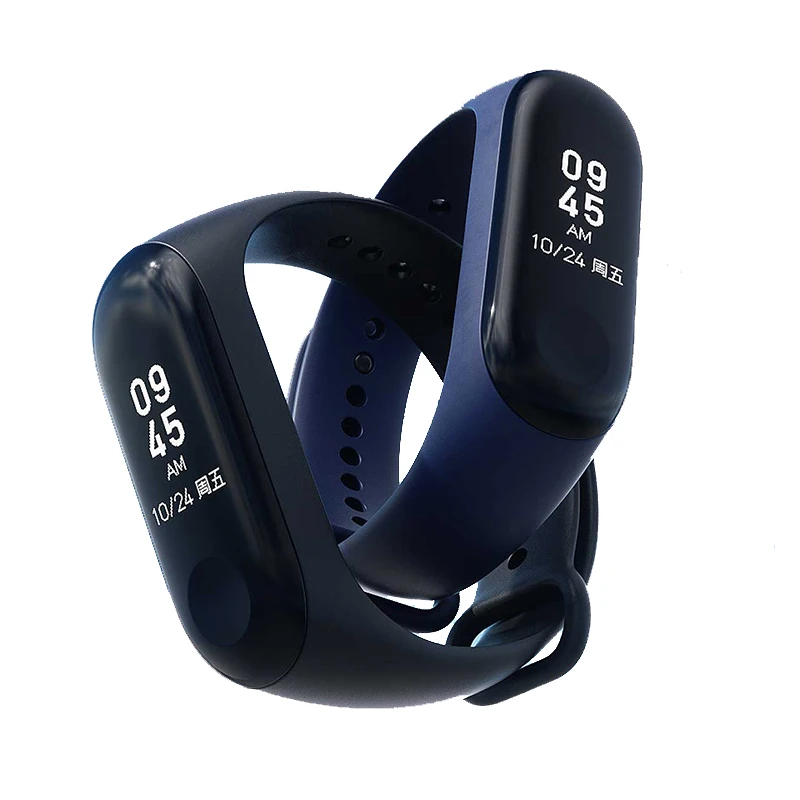 Original Xiaomi mi band 3 Smart wristband bracelet 3 instant message caller ID waterproof OLED forecast clock miband 3