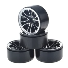 4PCS 1/10 Scale RC Car Crawler 1.9 Inch Heavy Duty Beadlock Alloy Spoke Wheel Rim for 1:10 RC4WD Axial SCX10 Tamiya D90
