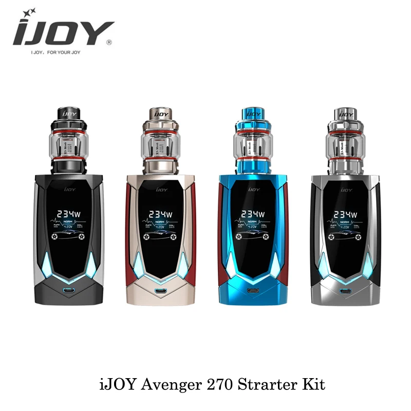 

Sigaretta Elettronica Original Ijoy Avenger Kit Video Control TC Kit 230W Avenger PD270 Mod Vape With AVENGER SUBOHM Tank Vaper