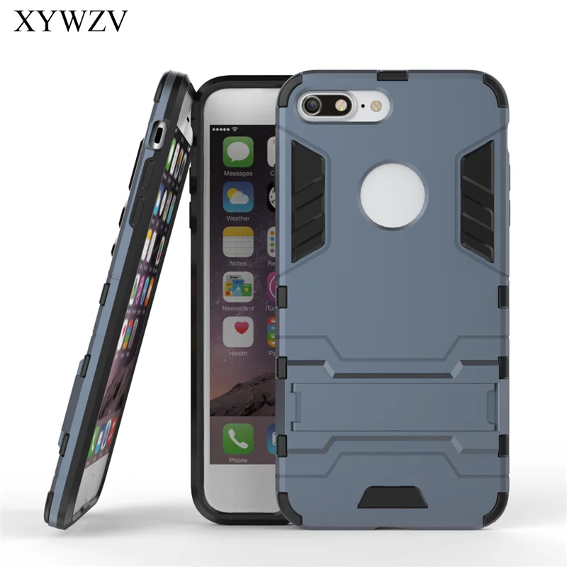 For Cover iPhone 7 Plus Case Silicone Robot Hard Rubber Phone Cover Case For iPhone 7 Plus Cover For iPhone 7 Plus Coque XYWZV