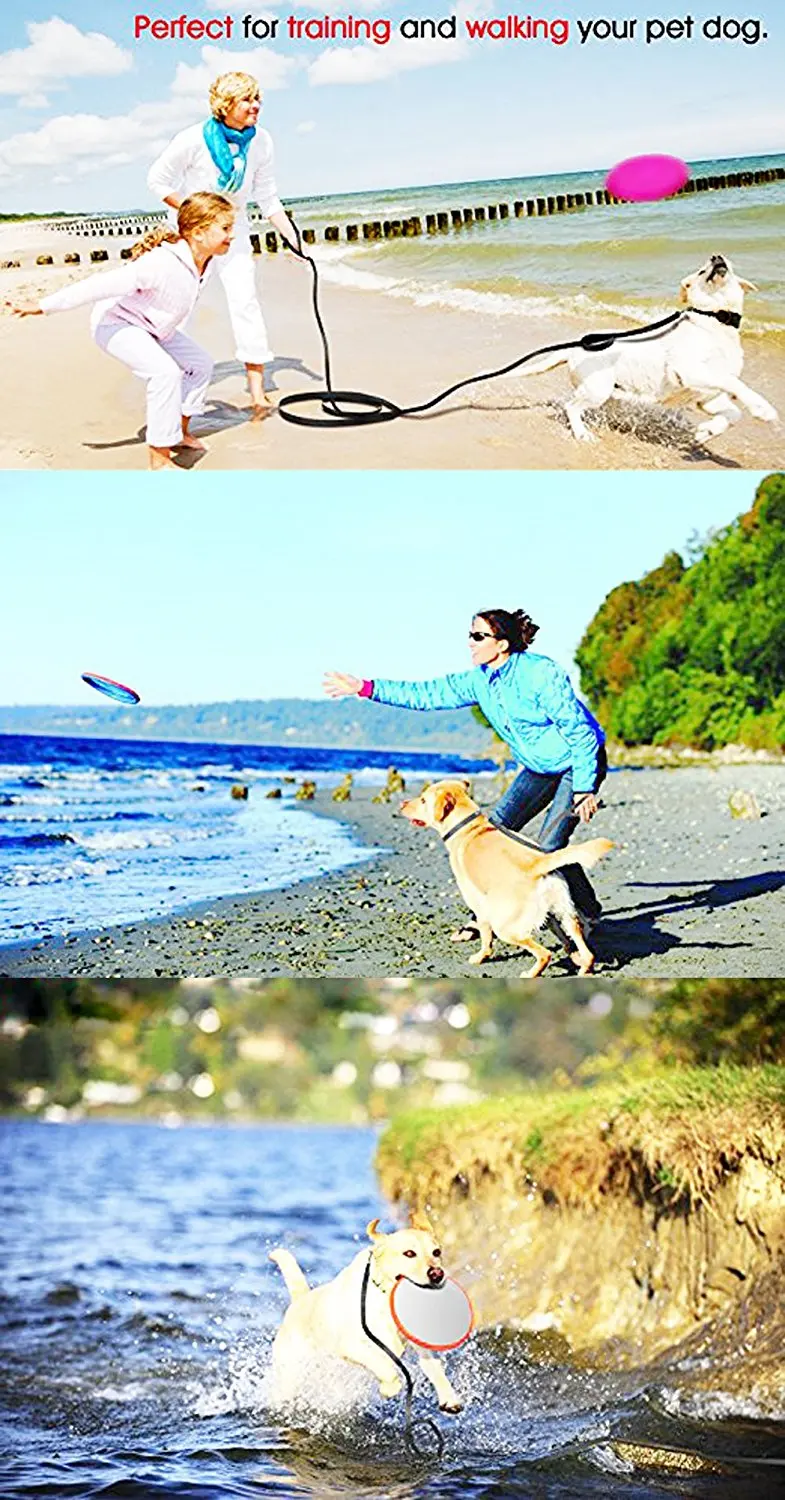 590in extra long pet leash outdoor training bentley dog chain tracking leash teddy dog leash nylon leash PL012