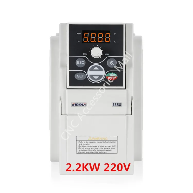 

Original NEW SUNFAR AC220V Frequency Inverter E550-2S0022B VFD Inverter 2.2kw E550 1000HZ with RS485 interface, support MODBUS