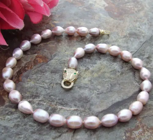

ddh003807 elegant 11-13mm baroque south sea lavender pearl necklace 18 inch