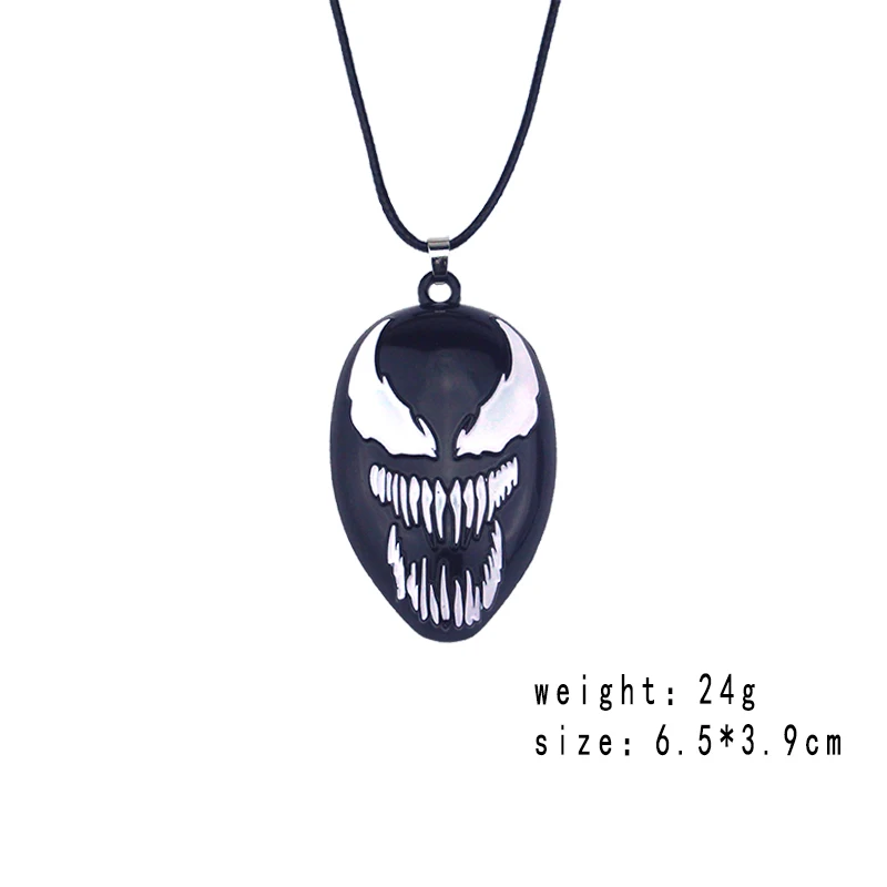 Marvel Spider браслет для мужчин Venom маска ожерелье Мстители комиксов аниме-подвески фанаты подарок для мужчин женщин thanos ювелирные изделия