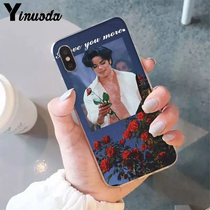 Yinuoda Майкл Джексон мягкий чехол для телефона iPhone 8 7 6 6S Plus X XSMAX 5 5S SE XR 10 Fundas Capa 11 11pro 11promax