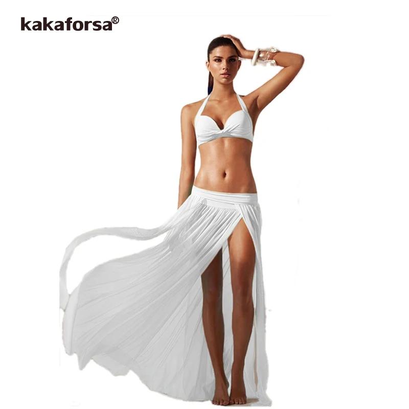 

Kakaforsa Summer Bikini Cover-ups Women Summer Beach Dress Sexy Swimwear Swimsuit Cover-up Sarong Skirt 5 Colors Beach Wear
