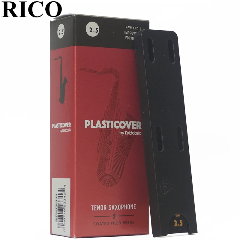 RICO Plasticover Tenor Bb sax reed 2.5#, 3.0#,3.5# Box of 5 tenor saxphone reed RICO Plasticover Tenor Bb sax reed 2.5#, 3.0#,3.5# Box of 5 tenor saxphone reed