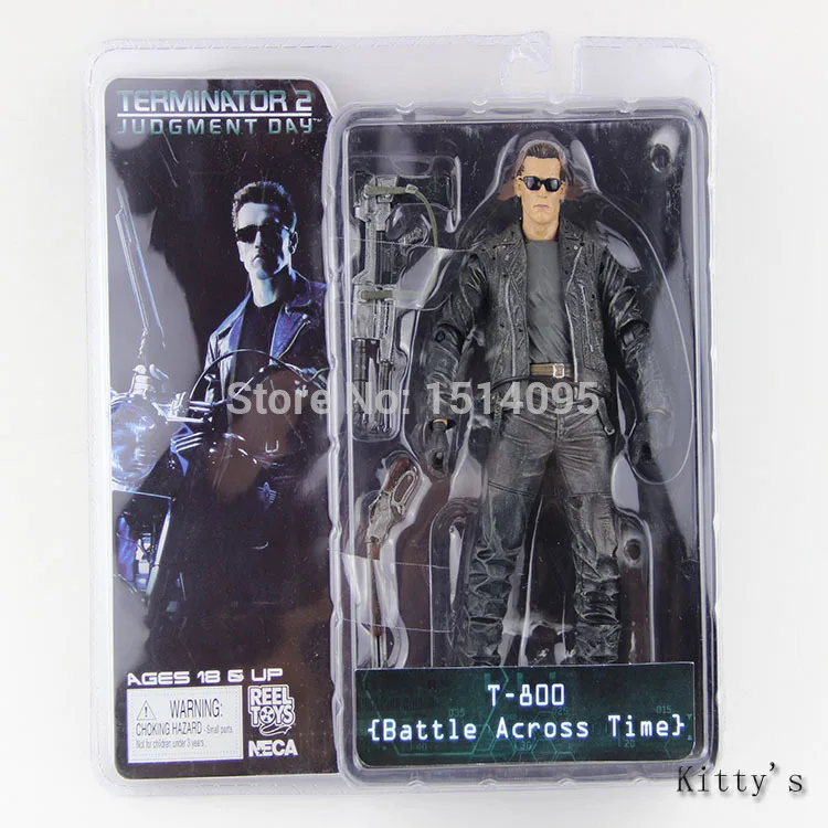 7 "18 см NECA Терминатор 2 фигурка T-800 битва во времени Арнольд ПВХ фигурка игрушка модель TT006