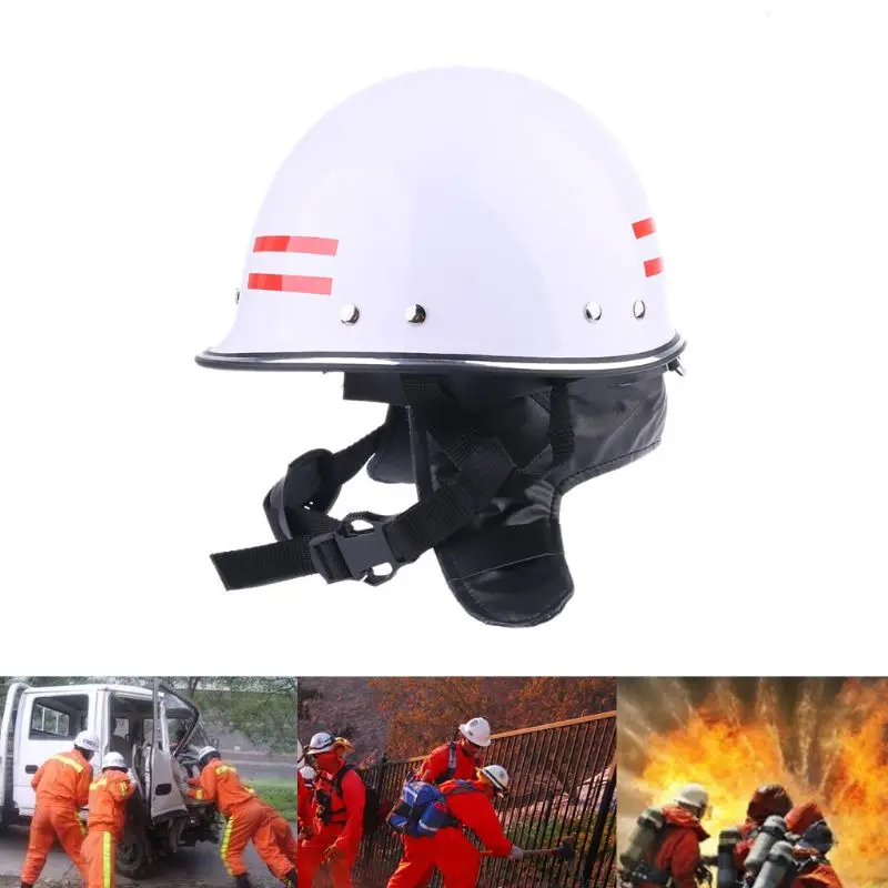 

Rescue Helmet Firefighter Helm Protective Safety Cap Fire Hat