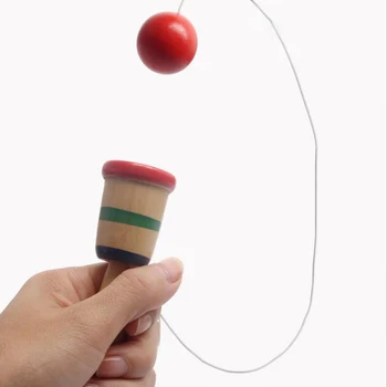 

Wooden ball Skill Cup Eye Coordination Toys Traditional Game Competition Sports outdoor game 101