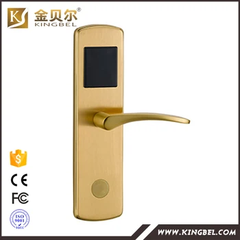 

Pure copper Security Electronic Hotel keyless Door handle Lock