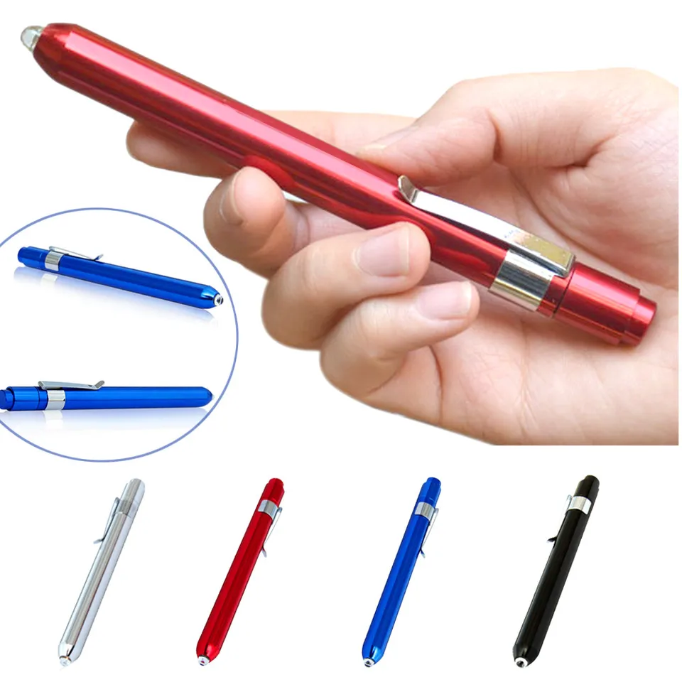 New Medical First Aid LED Pen Lights Flashlight Torch Doctor Nurse EMT Emergency