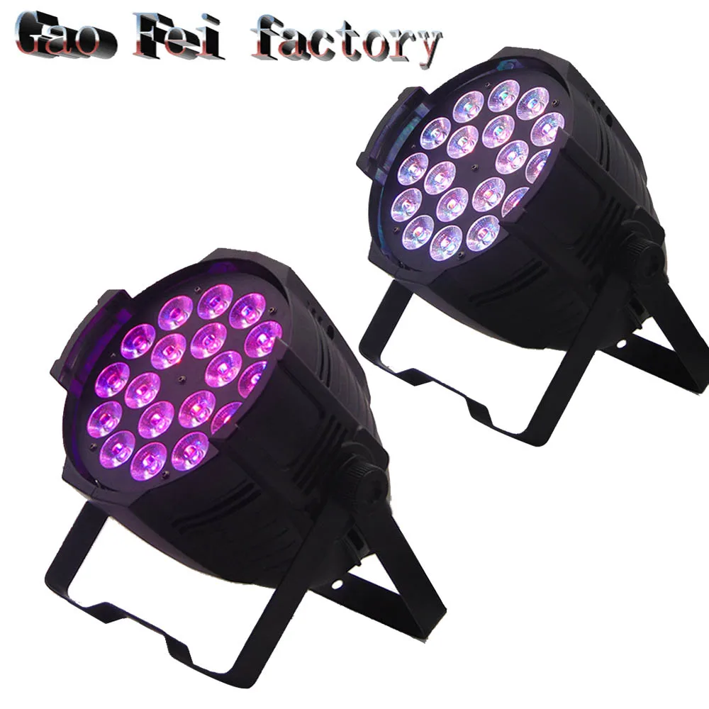 

2pcs/lot LED Par 18X12W RGBW 4in1 for DJ Party Disco