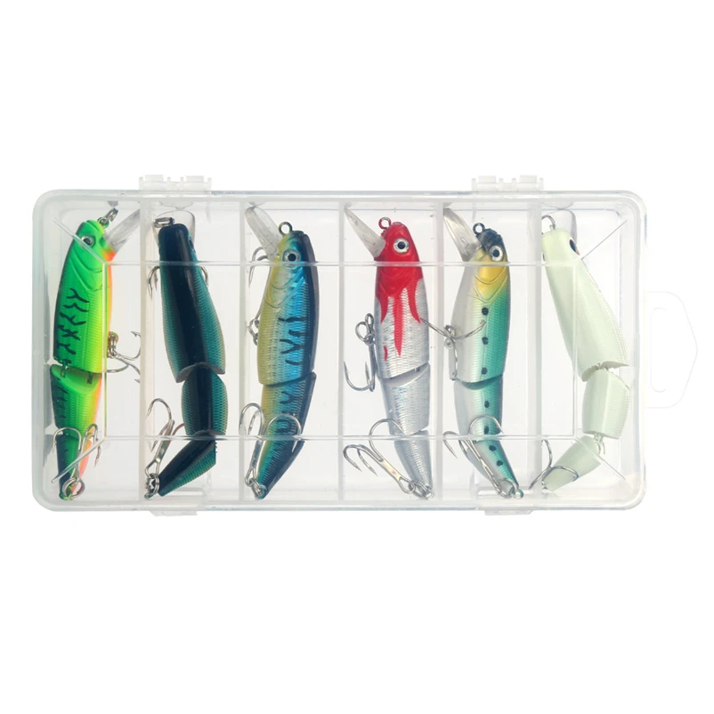 Multi Jointed Fishing Lure Bait Bass Crank Minnow Jig Hooks Fishing CrankBait Minnow Fish Bass Tackle Hooks #4JN07 Multi Jointed Fishing Lure Bait Bass Crank Minnow Jig Hooks Fishing CrankBait Minnow Fish Bass Tackle Hooks #4JN07