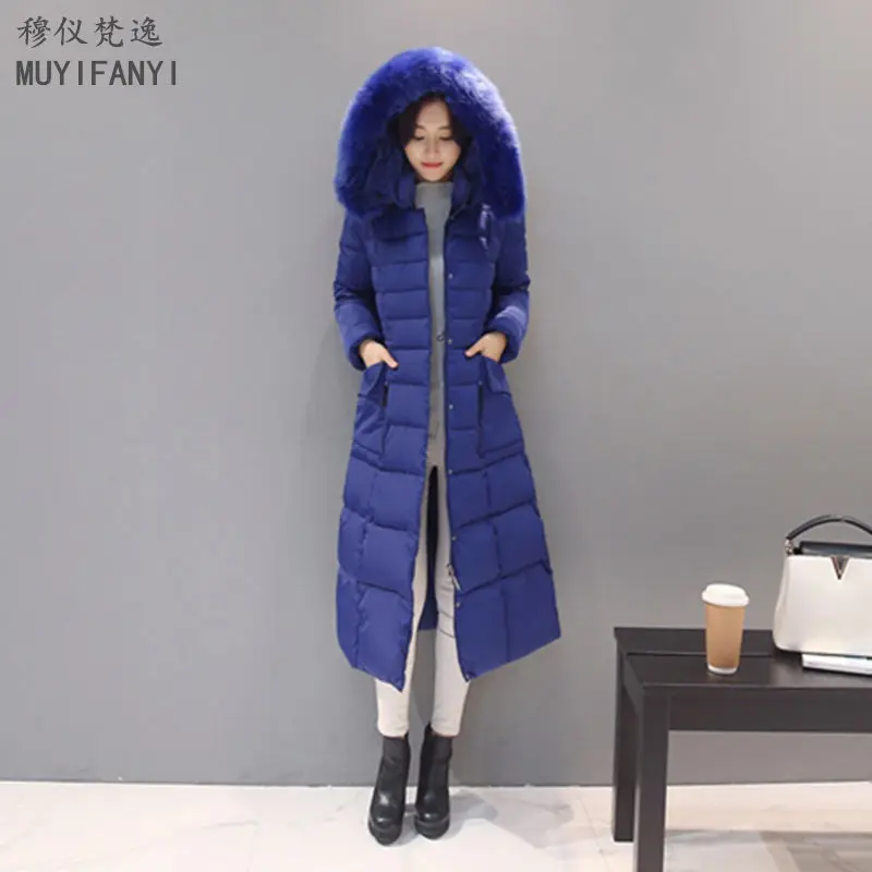 Plus Size 5XL Winter Jacket Women 2017 Long Thick Slim
