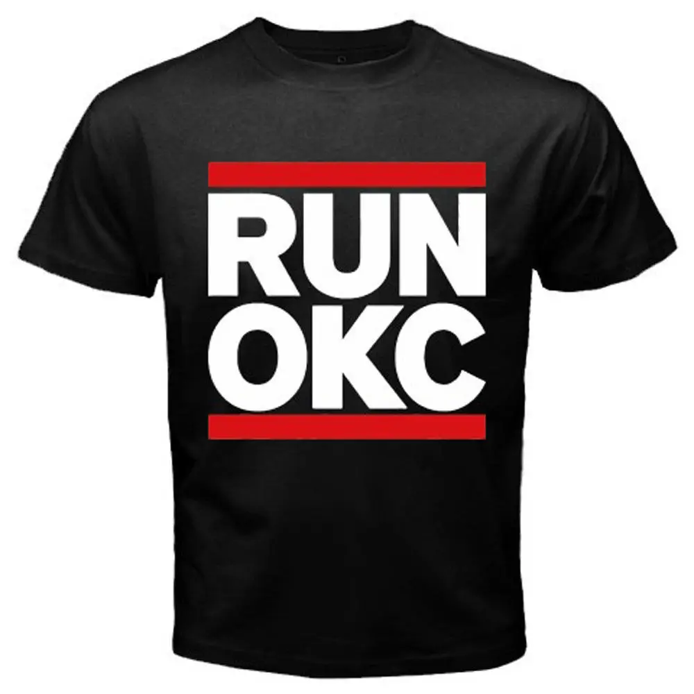 RUNER OKC Oklahoma City Loud City Basketballer Men's Black T-Shirt S M L XL NewHip Hop Style Tops