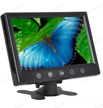 

9 inch Color TFT LCD with 2 Video input display car rear view monitor auto backup monitor digital screen for reverse camera