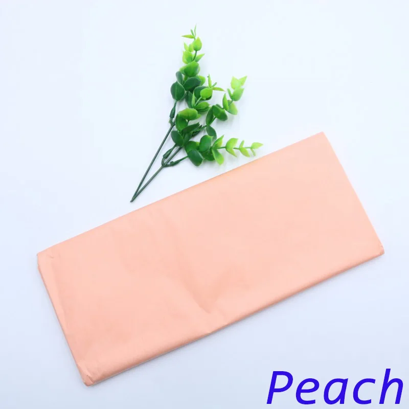 Peach 10 шт./пакет 50x66 см подарочная упаковка ремесло папиросной бумаги цветок оберточной бумаги рулона бумаги вина рубашка Обувь Одежда упаковочная упаковка - Цвет: Peach