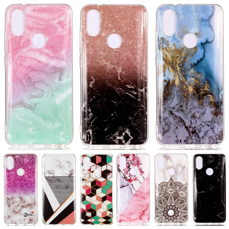 

Xiaomi Mi A2 Marble Case on for Coque Xiomi Xiaomi Mi A2 MI A2 Case Cover Colorful Granite Soft TPU Silicone Phone Cases Fundas
