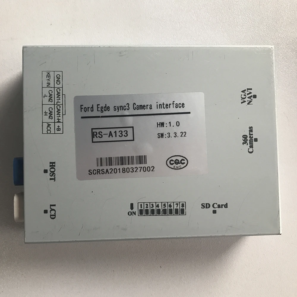 

Car Backup Rear Camera Interface For 2017 Ford Everest with Sync 3 With Parking Guidelines