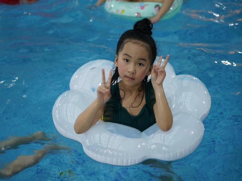 PIKAALAFAN цветы бассейн поплавок круглый матрас плавание ming плавательный круг детское безопасность надувное кольцо сиденье лодка плот летний бассейн игрушка