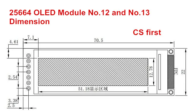 2,0" межсоединений интегральных схем I2C OLED дисплей модуль SPI экран 256*64 25664 горошек 31pin белого и синего цветов на выбор, SH1122 Водительская подушка безопасности припоя pin-код