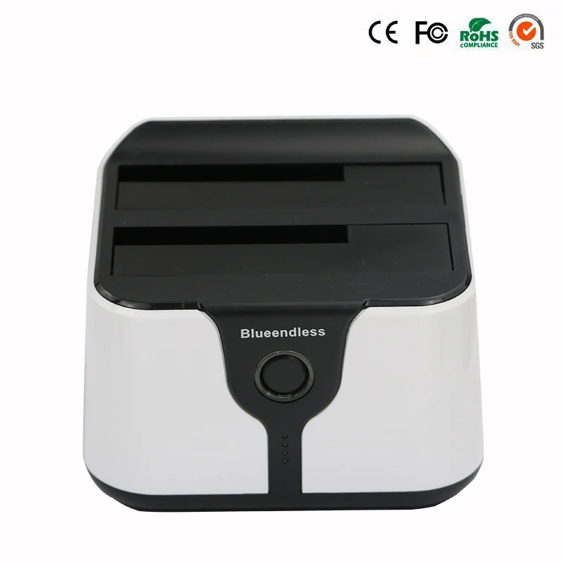 12TB Reading Capacity Enclosure for Hdd 2 Bay Sata Dual