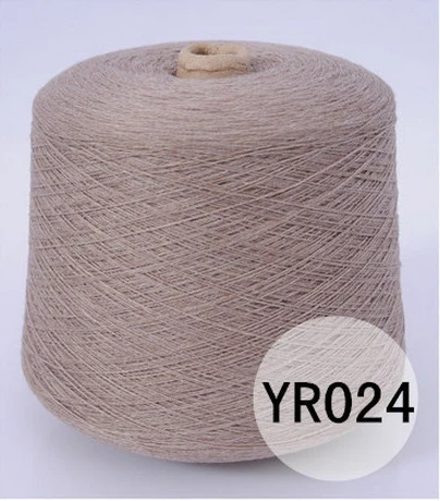 Кашемировая смесь шерсть 2/26n натуральная Неокрашенная мягкая чистая кашемировая пряжа для ручного вязания ткацкая камвольная Высококачественная пряжа для вязания - Цвет: YR024