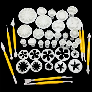 

Hot Sale 12 Sets 37pcs Fondant Cake Decorating Tools DIY Cookie Sugar Craft Plunger Cutters Tools Cake Decorating tool
