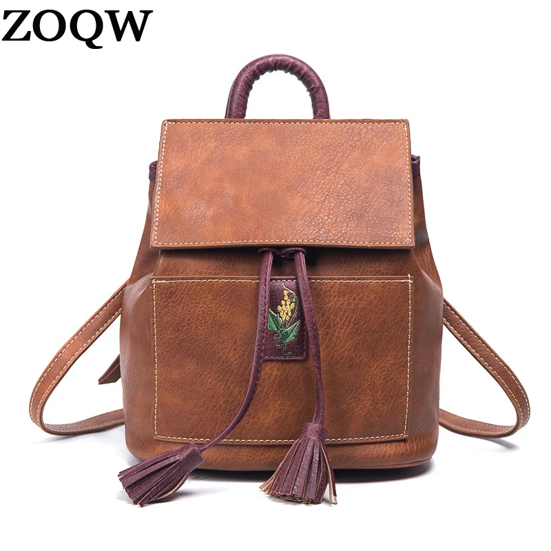 Lederrucksack RucksÃ¤cke Modern Damen Trendige RucksÃ¤cke FÃ¼r