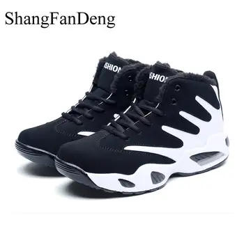 

Shangfandeng Hot Men Boots Winter Unisex Fashion High Top Sneakers Boots Training Tactics Waterproof Breathable Botas Hombre