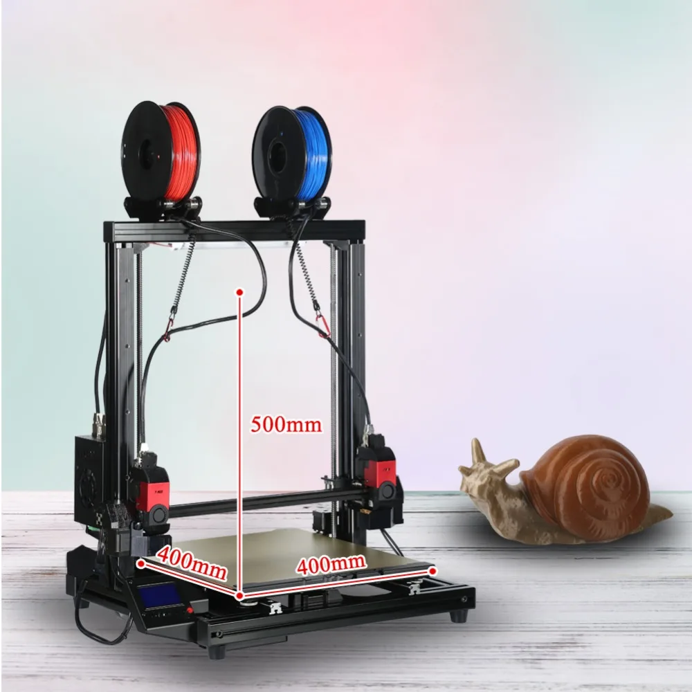 VIVEDINO Super Large 3D Printer with Separate X Car for Multicolor