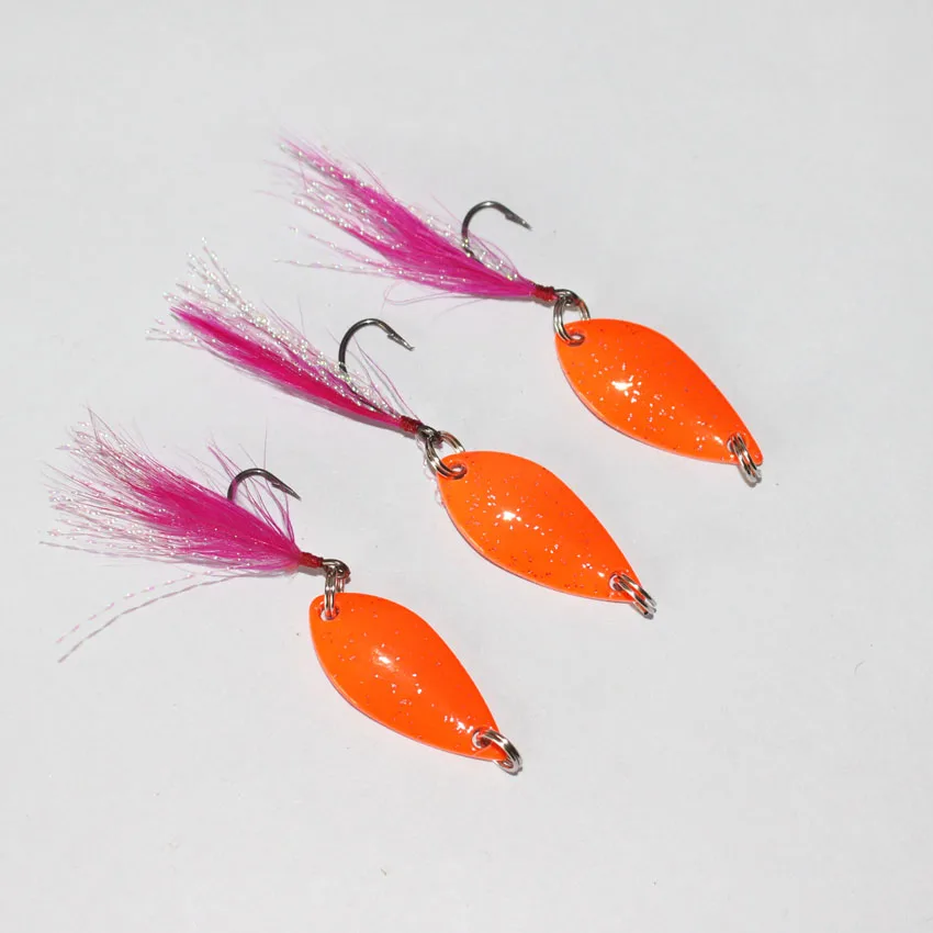 hot sale 25pcs mixed colors fishing spoon lure metal VIB bait minnow