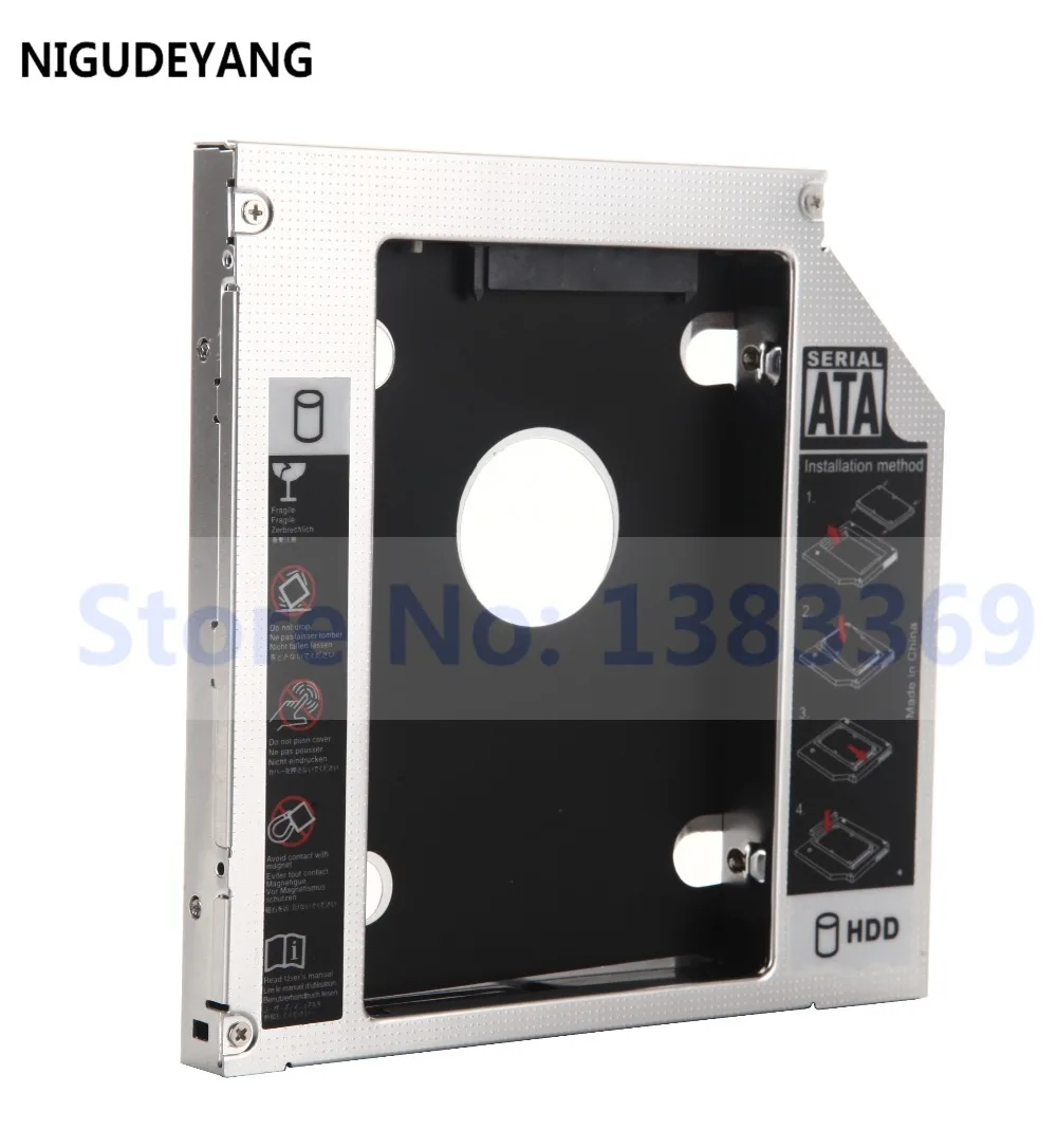 NIGUDEYANG SATA 2nd HD HDD SSD рамка жесткого диска Caddy адаптер для Asus N73SV N80V P50IJ X2|Корпус диска| |