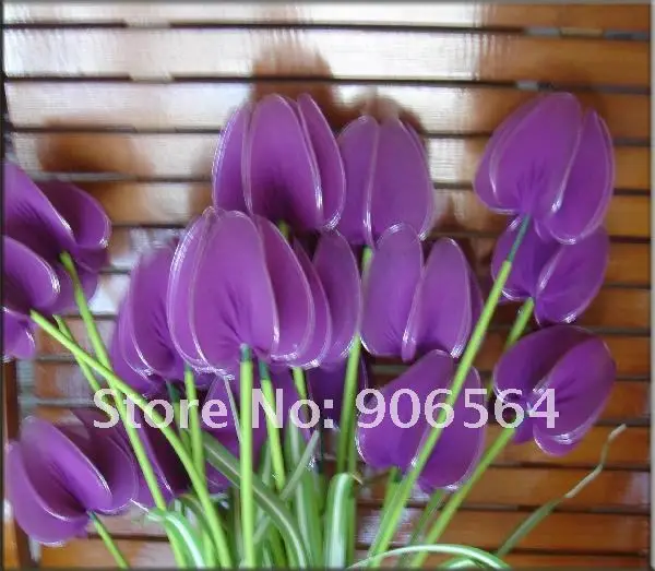 Фиолетовый цвет сетки цветы, нейлон чулок материал для DIY цветок, 20 шт./лот