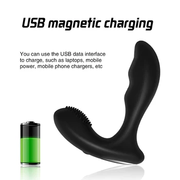 Wireless Remote Anal Vibrator For Male Women Double Motors Vibrating Prostate Massager Anal Plug Sex Toys for Men Butt Plug 6
