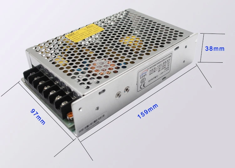 NES-100-24 серия NES ac 220 В к dc 24 SMPA cctv режим питание 4.5a Импульсные блоки питания