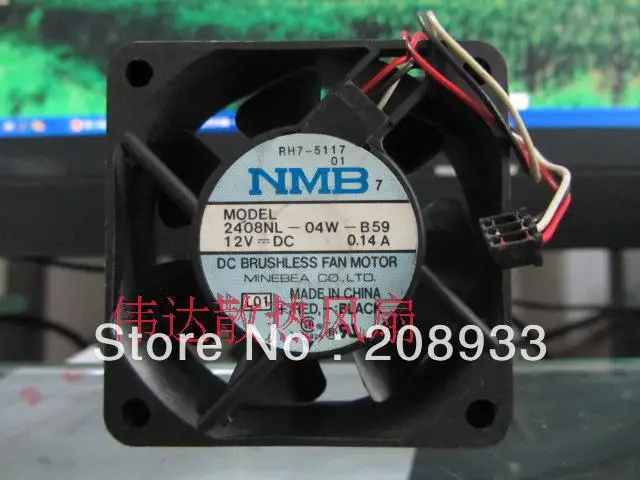 

For United States Praia NMB 2408NL-04W-B59 6020 12V 0.14A