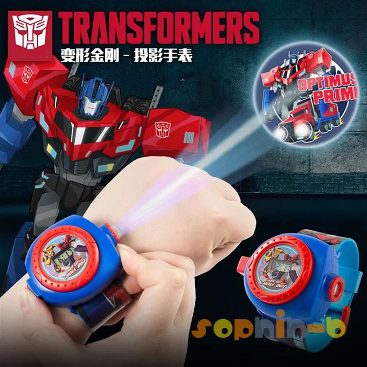 

Transformers Bumblebee Optimus Prime Lighting 24 images Cartoon Watch Projector