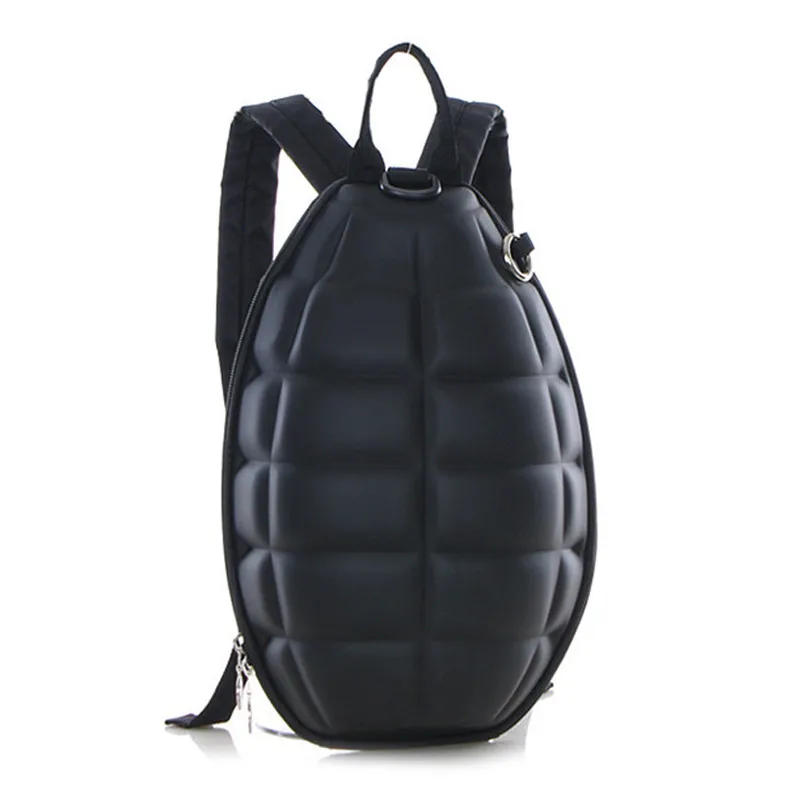 Творческий Мужская ПУ кожа Черепаший Панцирь Стиль Рюкзак Ручная Граната Сумка Прохладный Школьные Сумки 7 Цветов мужчины женщины сумка mochila сумка женская рюкзак женский сумка мужская bolsos mujer женская сумка
