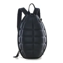 Творческий Мужская ПУ кожа Черепаший Панцирь Стиль Рюкзак Ручная Граната Сумка Прохладный Школьные Сумки 7 Цветов мужчины женщины сумка mochila сумка женская рюкзак женский сумка мужская bolsos mujer женская сумка